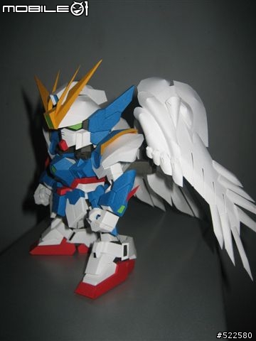 SD Gundam 飛翼零式特式版 (紙模型 Paper Craft ) 任務完成