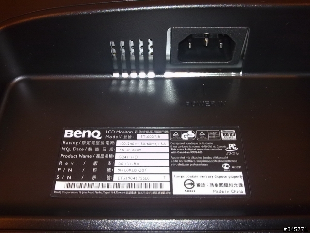 [開箱文]Benq G2411HD