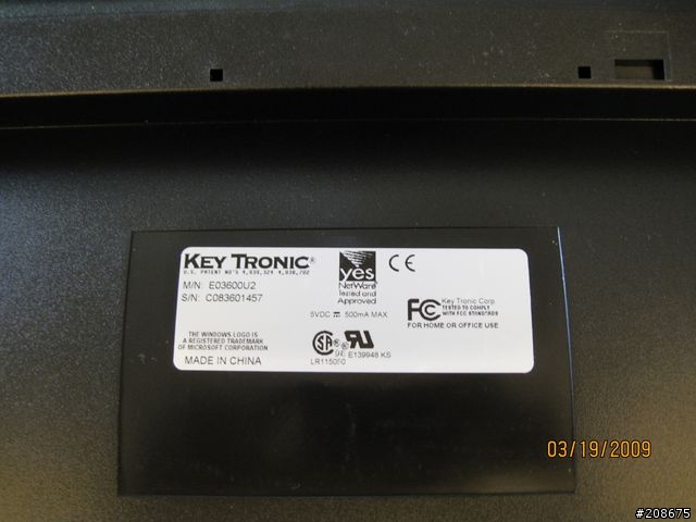 [開箱] Key Tronic E03600U2 鍵盤