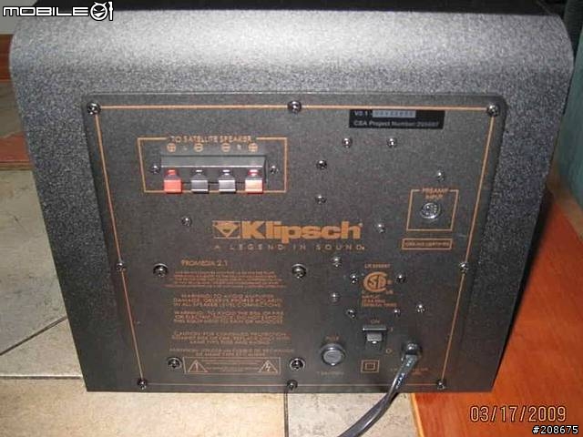 [開箱] Klipsch ProMedia 2.1 庫存新品?