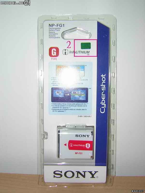 [注意]我在網拍買的SONY NP-FG1鋰電池確定是仿冒品！