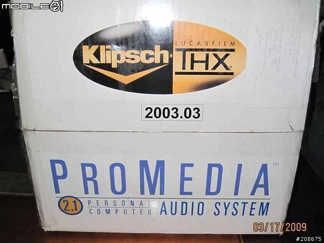 [開箱] Klipsch ProMedia 2.1 庫存新品?