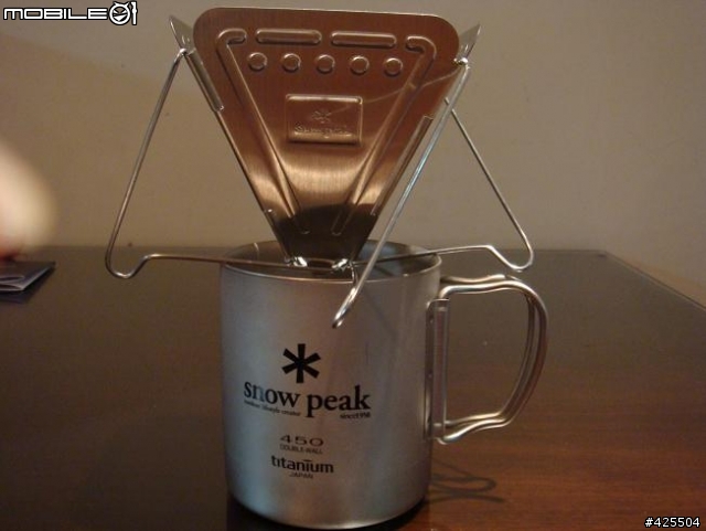 【分享】Snow Peak折疊式咖啡濾紙架+雙層隔熱鈦合金馬克杯