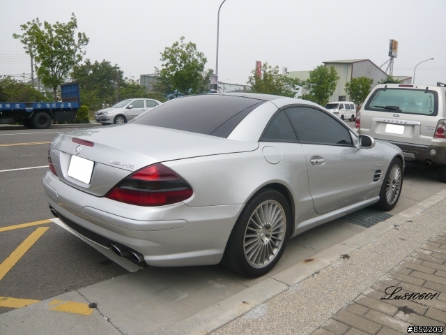 銀黑BENZ SL 55 AMG