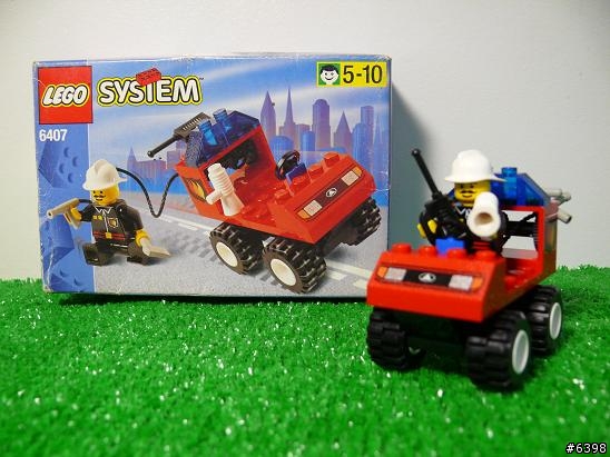(LEGO)1997年 樂高 PART 20 SYSTEM系列 6407 消防小車