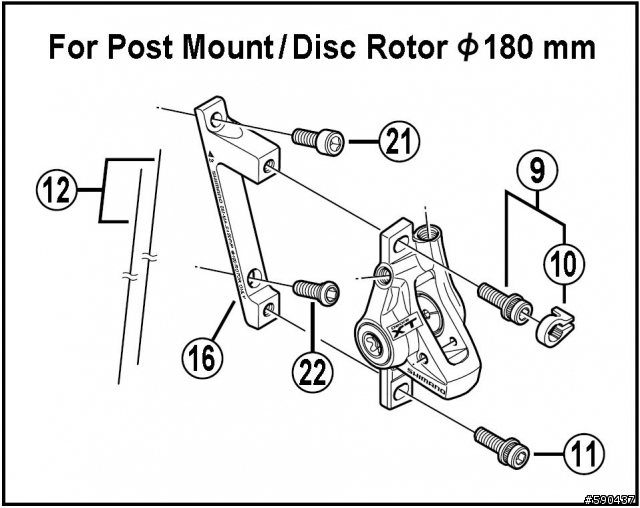 SHIMANO 碟煞轉接座  22號那個螺絲 去哪買啊？