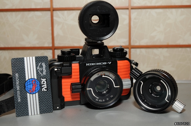 補 另類開箱文 NIKON 本家 NIKONOS-V防水相機 加NIKON SB104 水中閃光燈 ~ 內有底片不解剖