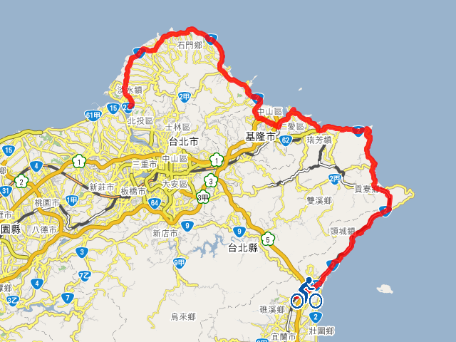 TORO單騎環台之旅/GPS即時定位回傳