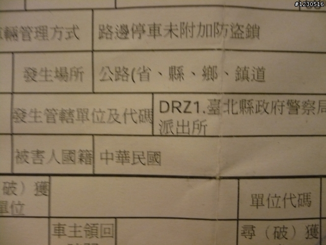 我的racing小白就這樣離我而去,大家一定要做好防盜呀!=="