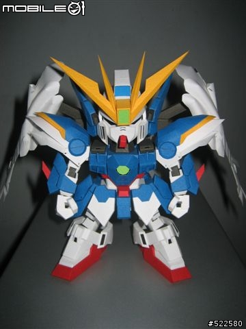 SD Gundam 飛翼零式特式版 (紙模型 Paper Craft ) 任務完成