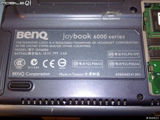 JOYBOOK 6000升級問題請教...