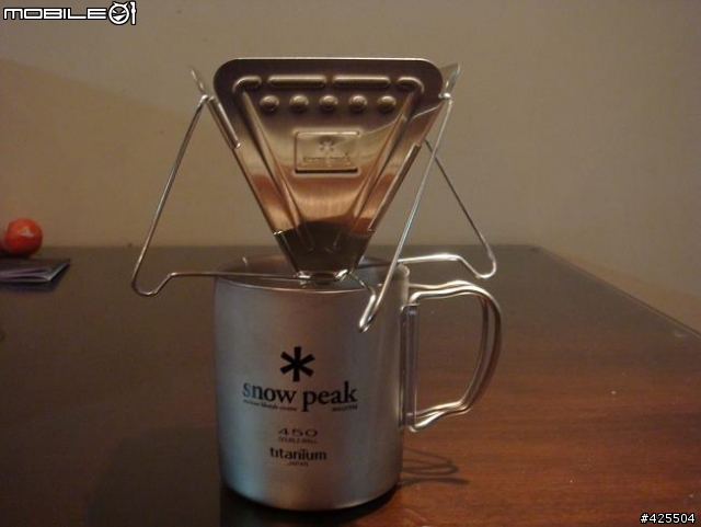 【分享】Snow Peak折疊式咖啡濾紙架+雙層隔熱鈦合金馬克杯