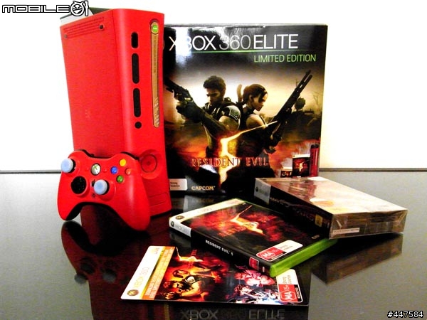澳洲微軟特價消息！！+ 惡靈古堡5 同捆版 紅色限定XBOX 360  簡單開箱文 + 惡靈5遊戲心得