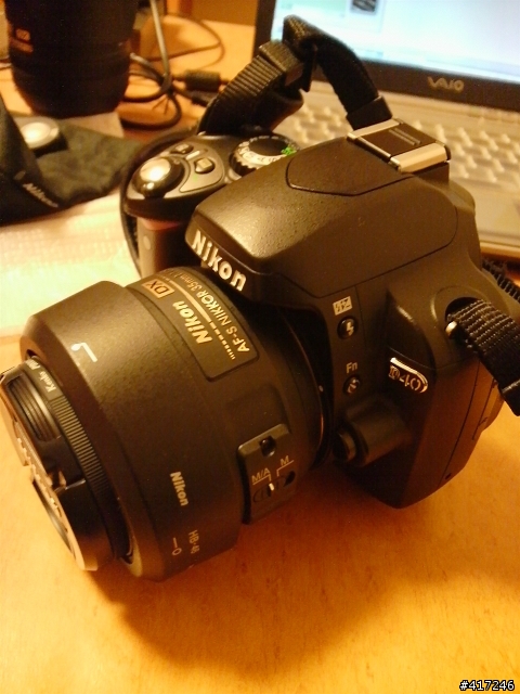 [開箱]Nikon AF-S DX 35mm f/1.8G-我的D40第一顆定焦鏡