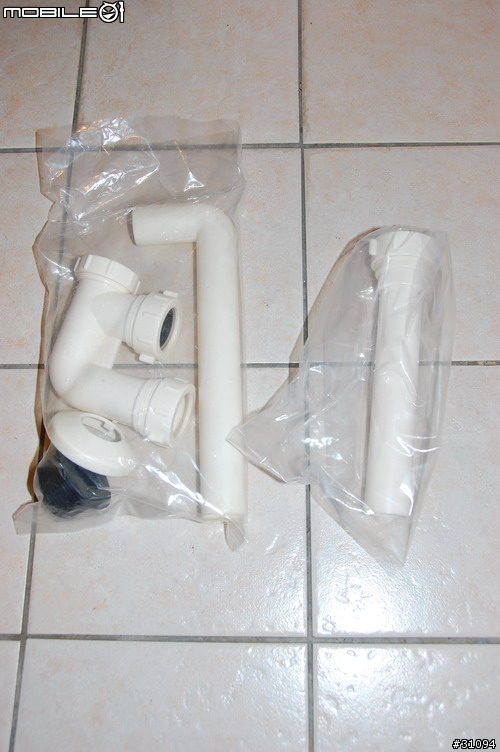 [無牌水電工] 浴室洗臉盆P型落水管(排水管)更換