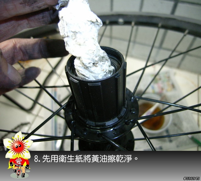 [分享]DAHON SP8後輪花鼓上油(多圖說明)