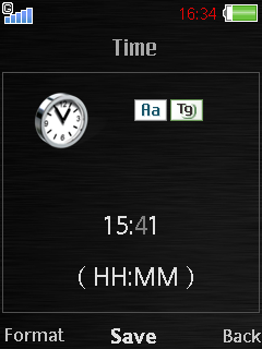 [240x320] simply flash clock #5 by arort