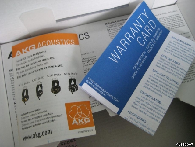 新鲜但是落后n久了的AKG k240S 开箱照