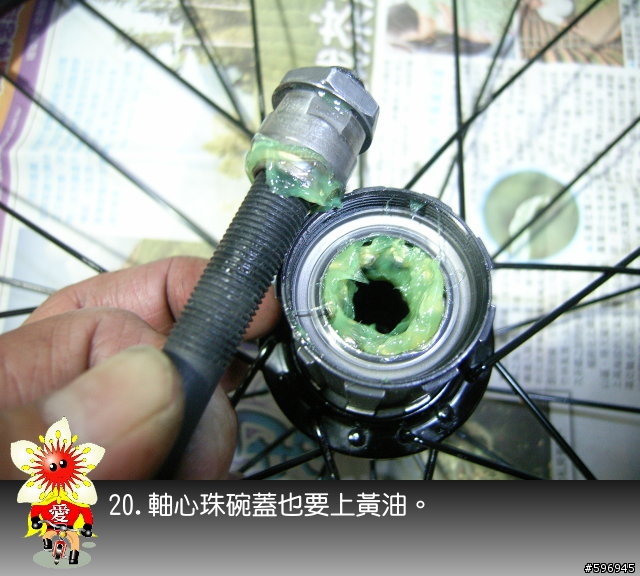 [分享]DAHON SP8後輪花鼓上油(多圖說明)