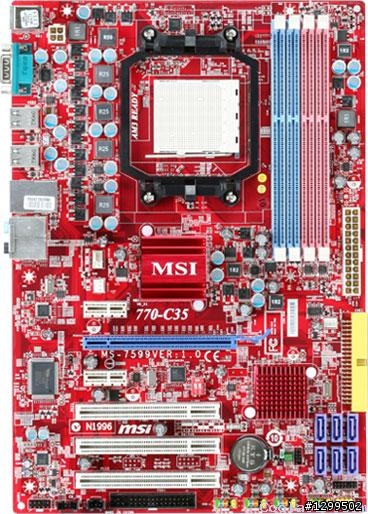 最便宜的AM3腳位主機板 微星 770-C35 終於要開賣了!!