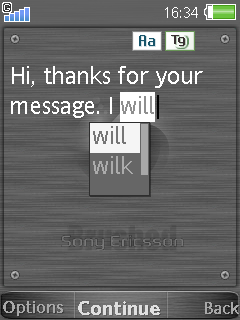 [240x320 三鍵 二鍵] Sony Ericsson Brushed