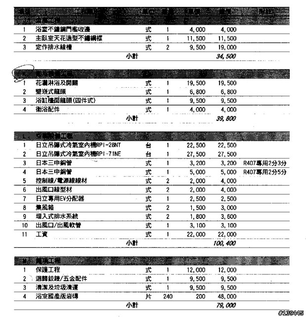 麻煩幫我看這份估價單