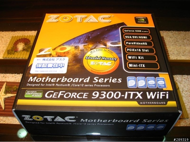 [開箱]ZOTAC GF9300-ITX WiFi