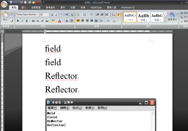 PDF檔案裡面的 fl 跟 fi 這兩個字