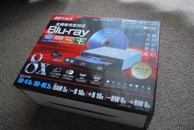 [開箱分享]BUFFALO 日版8X藍光燒錄機 BR-PI816FBS-BK