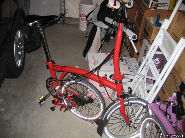 新入手！[開箱囉!] 2009 Brompton 紫Ｍ6L & 紅S6L 追加LAS ISTRION & MET DIAMANTE開箱!!!
