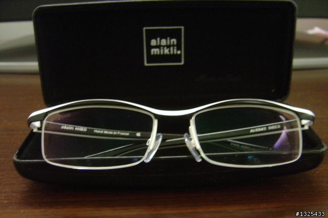 剛入手的法國名牌框alain mikli