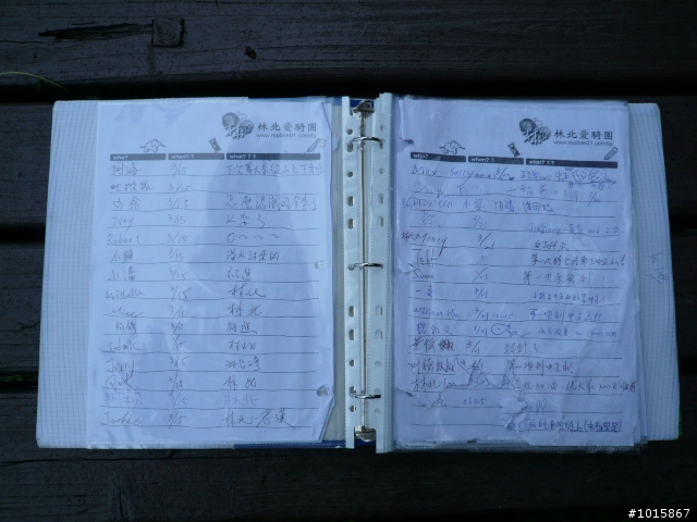 【分享】北投中正山簽到簿(7/5北部車隊大聯誼，歡迎共襄盛舉)