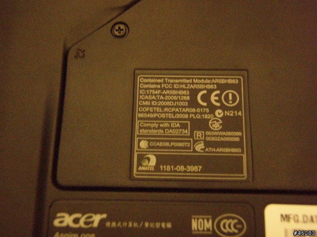 請大家注意，acer aspire one A0531h目前並沒有任何3G模組內建的型號，也沒有3G模組可以選購