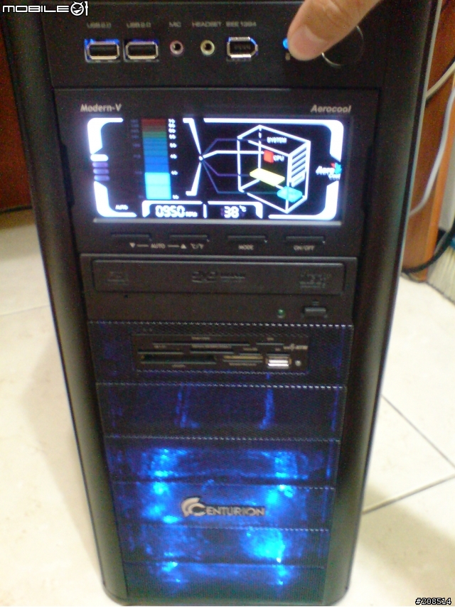 [簡易開箱&測試心得]AEROCOOL Modern-V與聯力TR-5多功能監控面板