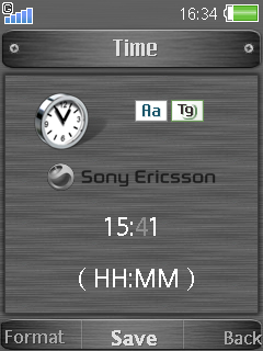 [240x320 三鍵 二鍵] Sony Ericsson Brushed