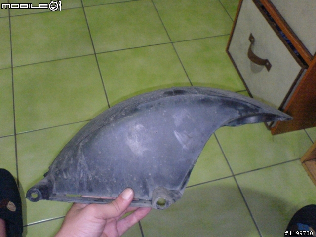 勁戰後輪換BT601後土除DIY修改法