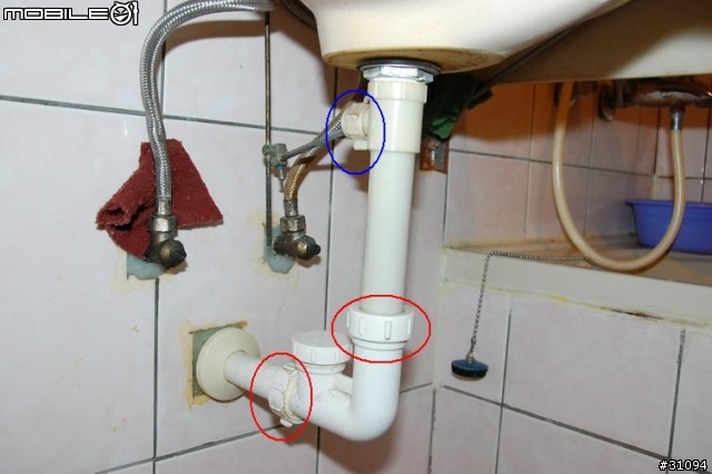[無牌水電工] 浴室洗臉盆P型落水管(排水管)更換