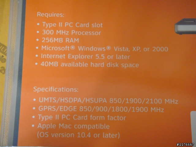 [簡單開箱文]PCMCIA介面 Option Wireless GT ULTRA 3G無線網卡