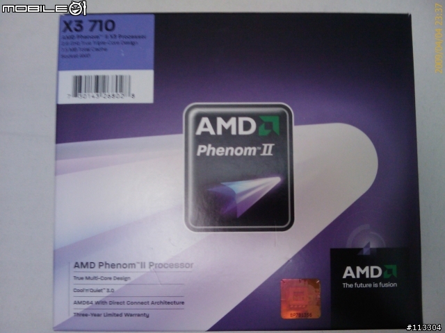 AM3+ X3-710 2.6G小小開箱