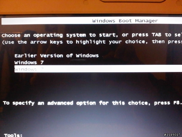 單系統出現Windows Boot Manager