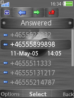 [240x320 三鍵 二鍵] Sony Ericsson Brushed