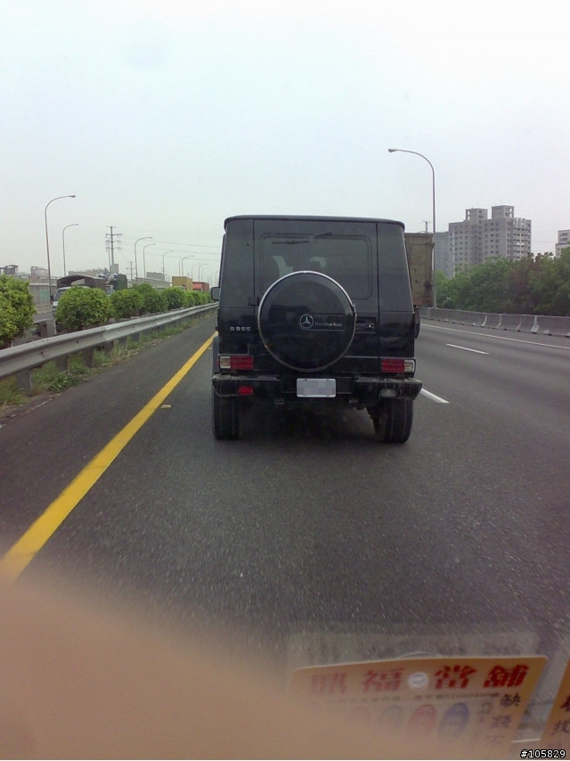 今天在國道遇見G500...(ML63也出現了...)