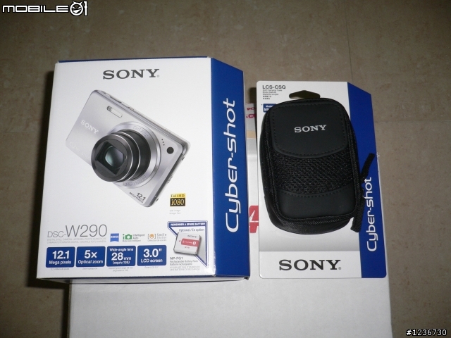SONY DSC-W290S 簡易開箱文