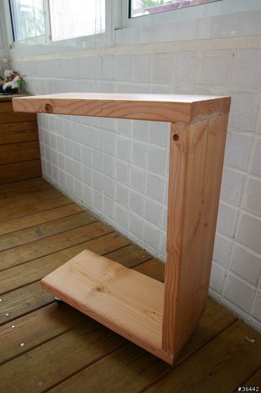 簡易沙發邊桌木作DIY