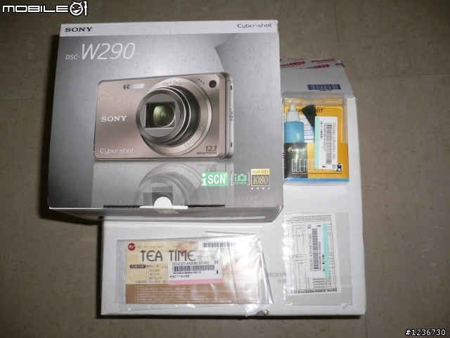 SONY DSC-W290S 簡易開箱文