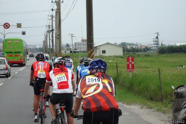 登山車參加環花東380k, 一定要團結呀!