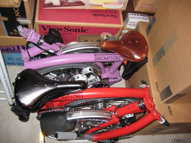 新入手！[開箱囉!] 2009 Brompton 紫Ｍ6L & 紅S6L 追加LAS ISTRION & MET DIAMANTE開箱!!!