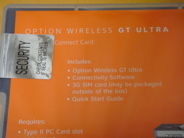 [簡單開箱文]PCMCIA介面 Option Wireless GT ULTRA 3G無線網卡