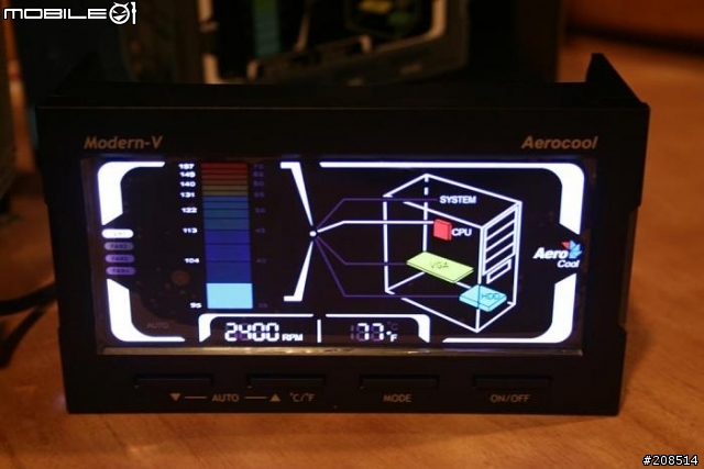 [簡易開箱&測試心得]AEROCOOL Modern-V與聯力TR-5多功能監控面板