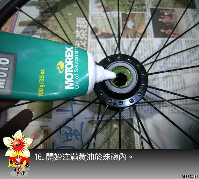 [分享]DAHON SP8後輪花鼓上油(多圖說明)
